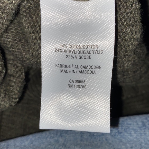 Button Down Cardigan, in Forest Green - Picture 3 of 3